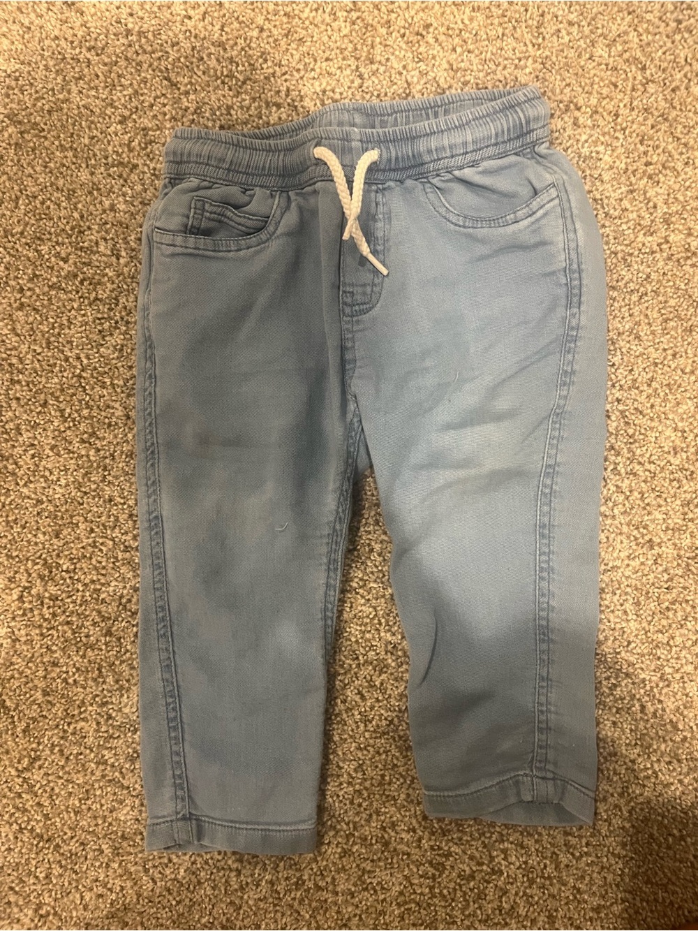 Mayoral Light Blue Kids Jeans with Drawstring